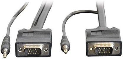 TRIPP LITE P504-035 VGA Coax High Resolution Monitor Cable Audio HD15 3.5mm M/M 35-Feet