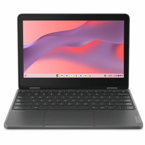 Lenovo 300e Yoga Chromebook Gen 4 82W2002NUS 11.6 Touchscreen Convertible 2 in 1 Chromebook - HD - Octa-core (ARM Cortex A76 + Cortex A55) - 8 GB - 64 GB Flash Memory - English Keyboard - Graphite Gr