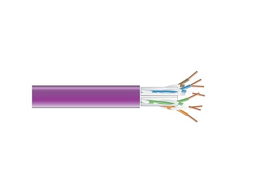 Black Box Corporation 1000-FT Violet CAT6 Solid BULKCABLE 550MHZ UTP CMR Pull Box