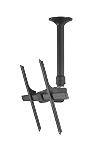 Atdec TH-3070-CTS Ceiling Mount with Short Drop Length for Displays up to 143-Pound, Black 35.4-Inch Black