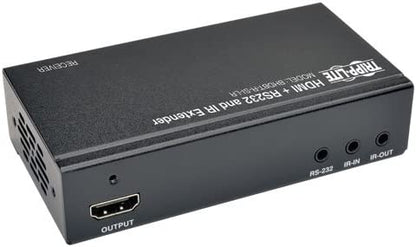 Tripp Lite HDBaseT HDMI over Cat5e/6/6a Extender Receiver, Serial and IR, 4K x 2K UHD/1080p, Up to 328 ft. (100 m) (BHDBT-R-SI-LR),Black