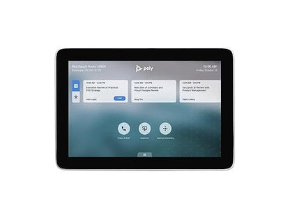Poly - TC8 Touch Controller (Plantronics) - 8" High Resolution Touch Screen Display - Works with Poly Studio X Family and G7500 Poly TC8 Touch Controller