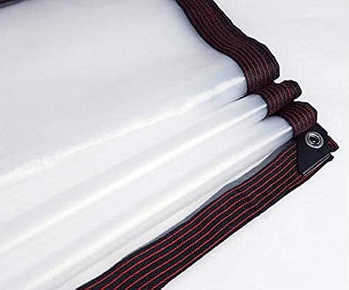 Clear Waterproof Cover Tarpaulin,Rainproof UV Resistant Anti-aging Insulation PE Tarpaulin Great For Garden Furniture Cars Boat Or Pool Cover Camping-Transparent 12x39ft