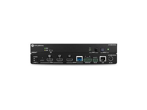Atlona AT-OME-ST31A 3x1 4K/UHD Extender and Switcher with HDMI/USB-C and POE (Audio De-Embedding)