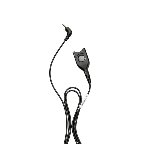 EPOS Standard Bottom Cable, ED to 2.5 3 Pole CCEL 190-2 - Easy Disconnect/Sub-mini phone Audio Cable for Audio Device - First End: 1 x Easy Disconnect - Second End: 1 x Sub-mini phone - Male