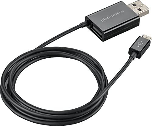 PLANTRONICS, INC. 201885-01 SPARE,CABLE ASSY,STD-A PLUG TO MICRO USB B,BLACK