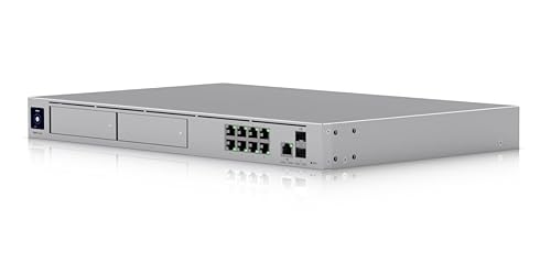 Ubiquiti Dream Machine Pro Max - 9 Ports - 8 RJ-45 Port(s) - 1 WAN Port(s) - 2 SFP+ Slots - 8 GB - 10 Gigabit Ethernet - Rack-mountable