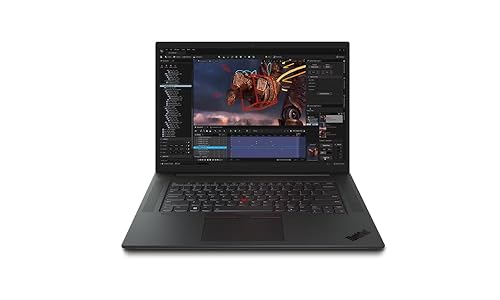 Lenovo ThinkPad P1 Gen 6 21FV001UUS Mobile Workstation - Intel Core i9-13900H -16" WQXGA (2560x1600) IPS -32GB RAM, 1TB SSD - NVIDIA GeForce RTX 4090 16GB - Black - Windows 11 Pro - vPro Enterprise