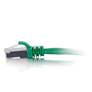 C2g/ cables to go C2G / Cables to Go 00838 Cat6 Snagless Shielded (STP) Network Patch Cable, Green (20 Feet/6.09 Meters) 20 Feet Green