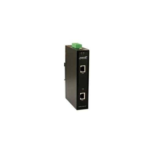Lantronix Unmanaged Hardened PoE+ Injector - 24 V DC, 48 V DC Input - 1 x 10/100/1000Base-T Input Port(s) - 1 x Gigabit PoE+ Output Port(s) - 30 W