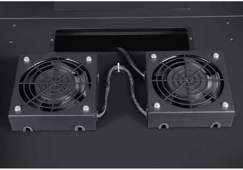 Tripp Lite Wall-Mount Roof Fan Kit, 2 High-Performance Fans, 120V, 210 CFM, 5-15P Plug, 2-Year Warranty (SRFANWM)
