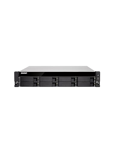 QNAP TS-877XU-RP-8G 8 Bay Rackmount NAS with Two 10GbE Ports and Redundant PSU