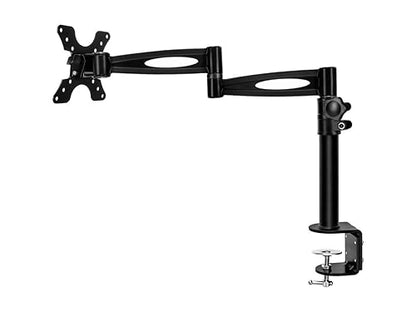 Monoprice 105402 3-Way Adjustable Tilting Monitor Desk Mount Bracket, Black