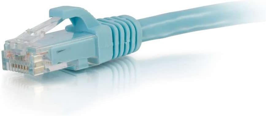 C2g/ cables to go C2G 00769 Cat6a Cable - Snagless Unshielded Ethernet Network Patch Cable, Aqua (15 Feet, 4.57 Meters) 15 Feet Aqua