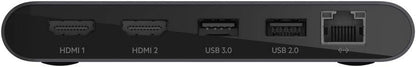 Belkin Thunderbolt 3 Dock Mini W/ Thunderbolt 3 Cable &amp; HP VH240a 23.8-Inch Full HD 1080p IPS LED Monitor with Built-in Speakers and VESA Mounting - Black