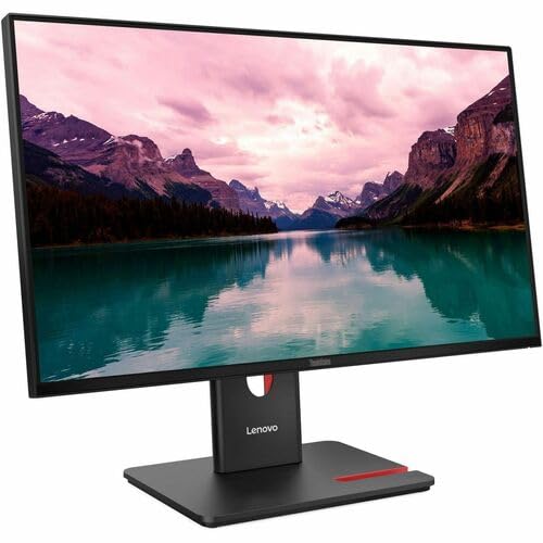 Lenovo ThinkVision T24-40 24 Class Full HD LED Monitor - 16:9 - Eclipse Black - 23.8 Viewable - in-Plane Switching (IPS) Technology - WLED Backlight - 1920 x 1080-16.7 Million Colors - 250 Nit - 4