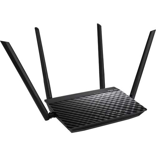 ASUS RT-AC1200 V2 AC1200 Dual Band WiFi Router, Easy 3-Step Setup, 4 LAN Ports, Gaming & Streaming