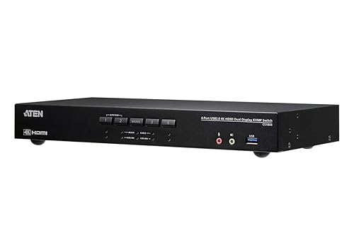ATEN CS1844 4-Port 4K Dual Display KVMP Switch