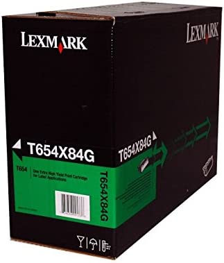 Lexmark™ T654X84G High-Yield Remanufactured Return Program Black Toner For Label Applications