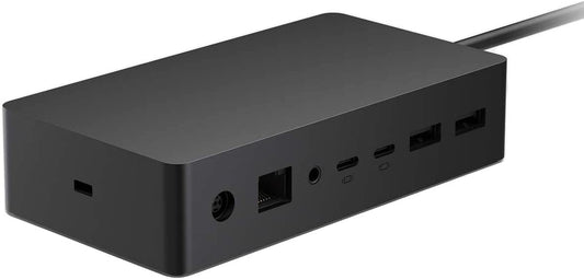 Microsoft Surface Dock 2 - for Notebook/Desktop PC/Smartphone/Monitor/Keyboard/Mouse - 199 W - 6 x USB Ports - Network (RJ-45) - Wired