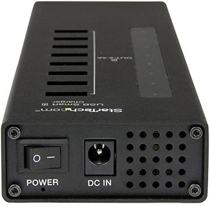 StarTech.com 8-Port Charging Station for USB Devices - 96W/19.2A - Dedicated Desktop Multi-Device USB Charging Station (ST8CU824)