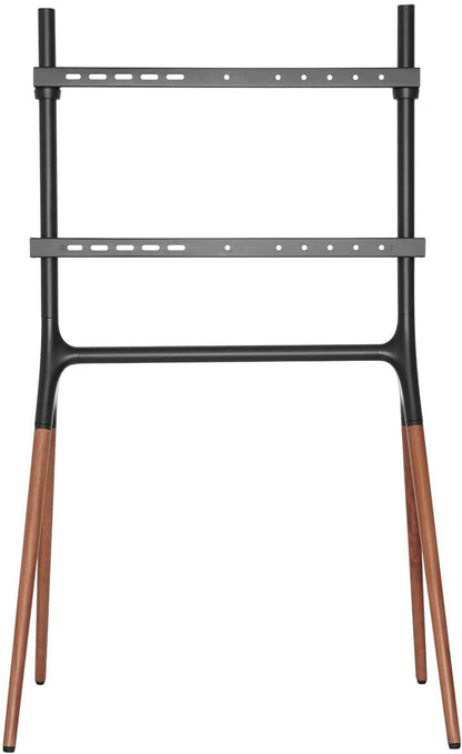 Tripp Lite Portable 49 to 70 inch Universal TV Monitor Stand Artistic Black Steel &amp; Wood Finish Flat or Curved Displays (DMPDS4970)
