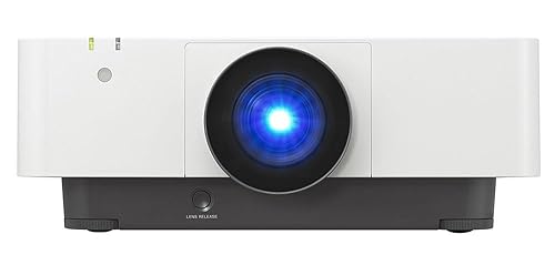 VPL-FHZ80/W 3LCD Laser Projector, White; 6000 Lumens; WUXGA 1920 x 1200 Native Resolution; 1.6x Zoom; Analog Audio Input/ Output; Manual Powered Focus; 1.39 to 2.23:1 Throw Ratio; 100V/240V