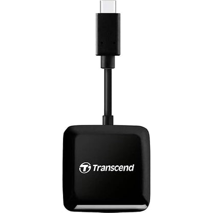 Transcend USB 3.2 Gen 1 USB Type-C Multifunctional Card Reader TS-RDC3, Black