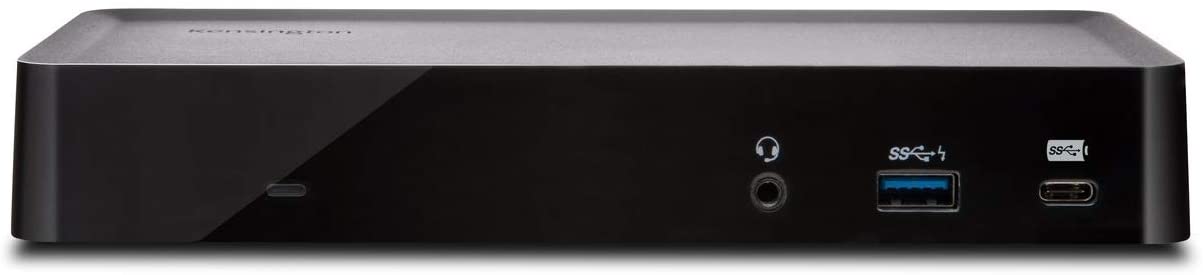 Kensington SD4700P USB-C or USB-A - 60W PD - Dual Display Docking Station with Power Delivery for Windows PC's, Surface Pro, Surface Laptops, and MacBooks - TAA Compliant (K38240NA)