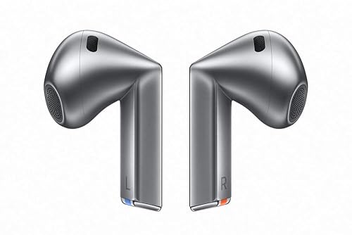 Samsung Galaxy Buds3, Wireless Bluetooth Earbuds with Adaptive Noise Control, Sweat and Water Resistance, AI Translator, Adaptive EQ - Silver (CAD Version & Warranty) Buds Only Buds3 Gray