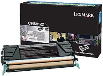 Lexmark C746H1KG High Yield Return Program Cartridge Toner, Black