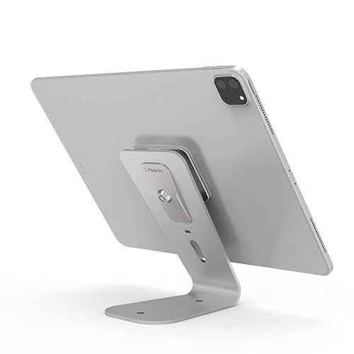 Maclocks Hover Tab Universal Security Display Stand for Tablets and Smartphones, Silver
