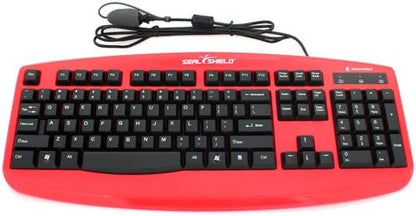 Seal Shield Silver Storm USB KYBD RED STRK503