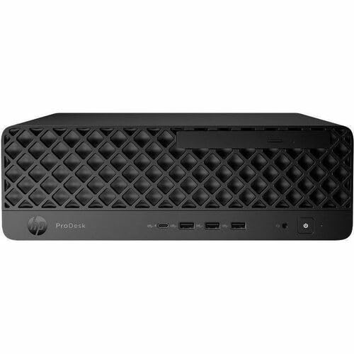 HP ProDesk 4 G1i Desktop Computer - Intel Core Ultra 5 15th Gen 235 - vPro Technology - 32 GB - 512 GB SSD - Small Form Factor - Jack Black - Smart Buy - Intel Q870 Chip - Windows 11 Pro 64-bit - Inte