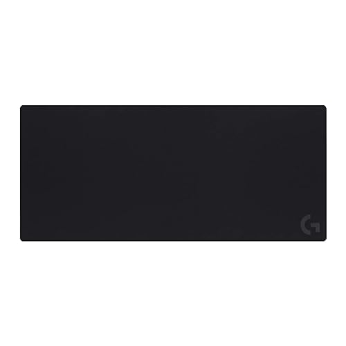 Logitech G840 XL Cloth Gaming Mouse Pad - 0.12 in Thin, Stable Rubber Base, Performance-Tuned Surface - Black Black XL Cloth