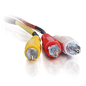 C2g/ cables to go C2G 40451 Value Series Composite Video + Stereo Audio Cable, Black (50 Feet, 15.24 Meters)