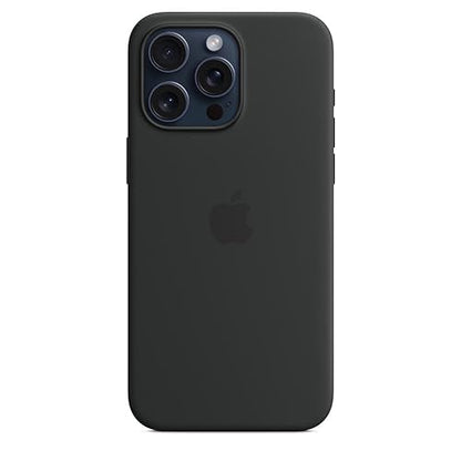 Apple iPhone 15 Pro Max Silicone Case with MagSafe - Black ??????? Silicone Black