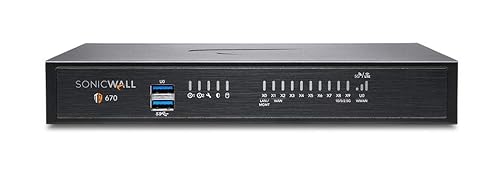 SonicWall TZ670 Network Security Appliance and 2YR Secure Upgrade Plus Essential Edition (02-SSC-5659)