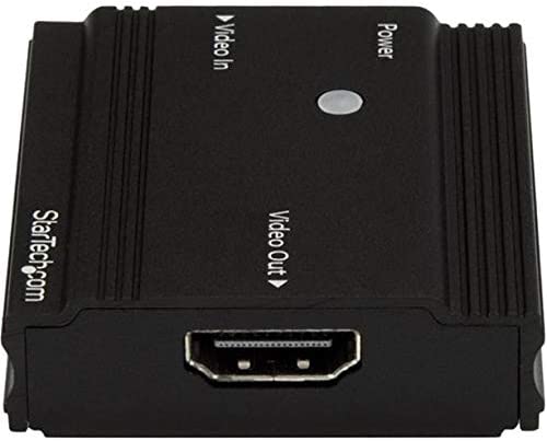 StarTech.com 115 ft. (35 m) 4K HDMI Extender - HDMI Extender - Up To 4K60 - Amplifier/Booster - HDMI to HDMI Booster (HDBOOST4K) , Black