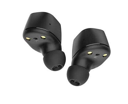 Sennheiser CX True Wireless Earbuds - Bluetooth in-Ear Headphones for Music and Calls with Passive Noise Cancellation, Customizable Touch Controls, Bass Boost, IPX4 and 27-Hour Battery Life, Black