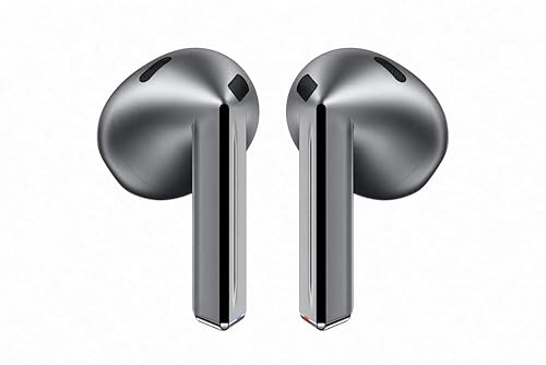 Samsung Galaxy Buds3, Wireless Bluetooth Earbuds with Adaptive Noise Control, Sweat and Water Resistance, AI Translator, Adaptive EQ - Silver (CAD Version & Warranty) Buds Only Buds3 Gray