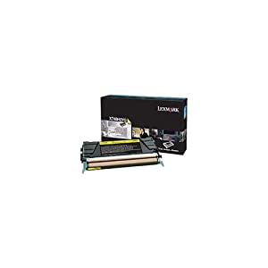 Lexmark High Yield Yellow Toner Cartridge, 10000 Yield, for Use in Model X748 (X748H2YG)