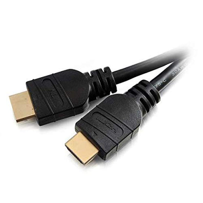 C2G 41412 4K Active High Speed HDMI Cable, 4K 60Hz, in-Wall CL3-Rated, Black (15 Feet, 4.57 Meters)