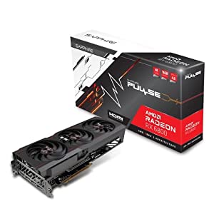 Sapphire technology Sapphire 11305-02-20G Pulse AMD Radeon RX 6800 PCIe 4.0 Gaming Graphics Card with 16GB GDDR6 Pack of 1
