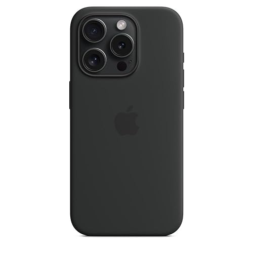 Apple iPhone 15 Pro Silicone Case with MagSafe - Black ??????? Silicone Black