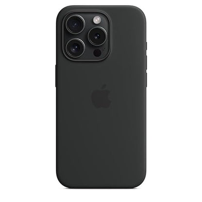 Apple iPhone 15 Pro Silicone Case with MagSafe - Black ??????? Silicone Black