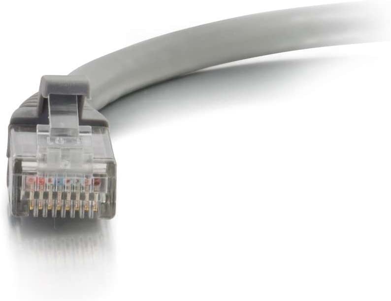 C2G/ Cables To Go 27130 Cat6 Cable - Snagless Unshielded Ethernet Network Patch Cable, Gray (1 Foot, 0.30 Meters)