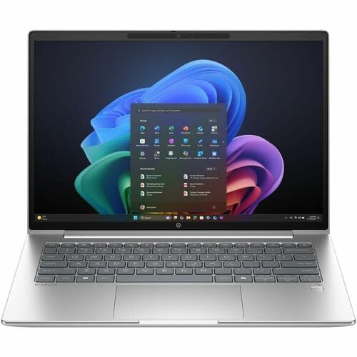 HP ProBook 4 G1q 14 Copilot+ PC Notebook - WUXGA - Qualcomm Snapdragon X X1-26-100-32 GB - 1 TB SSD - English Keyboard - Pike Silver - 1920 x 1200 - Windows 11 Pro - Qualcomm Adreno - in-Plane Swit