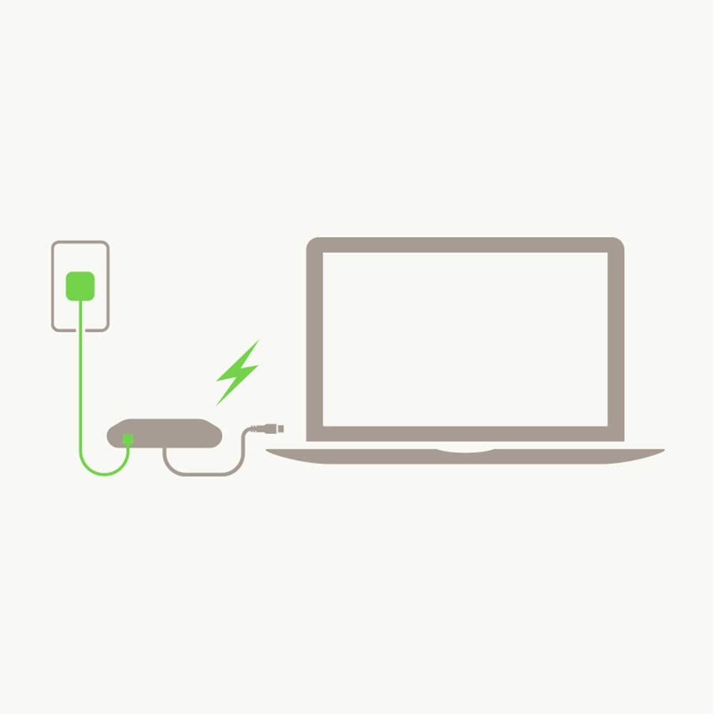 Belkin USB C Hub Multiport Adapter, USB C, 2 USB A, 4K HDMI, 1 Gigabite Ethernet, 1 SD Card, Pass through charging up to 60W with Tethered USB-C Cable, Dock for MacBook Pro, Macbook Air, PC, Windows USB-C Hub Adapter