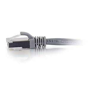 C2g/ cables to go C2G / Cables to Go 00788 Cat6 Snagless Shielded (STP) Network Patch Cable, Gray (25 Feet/7.62 Meters) 25 Feet Grey